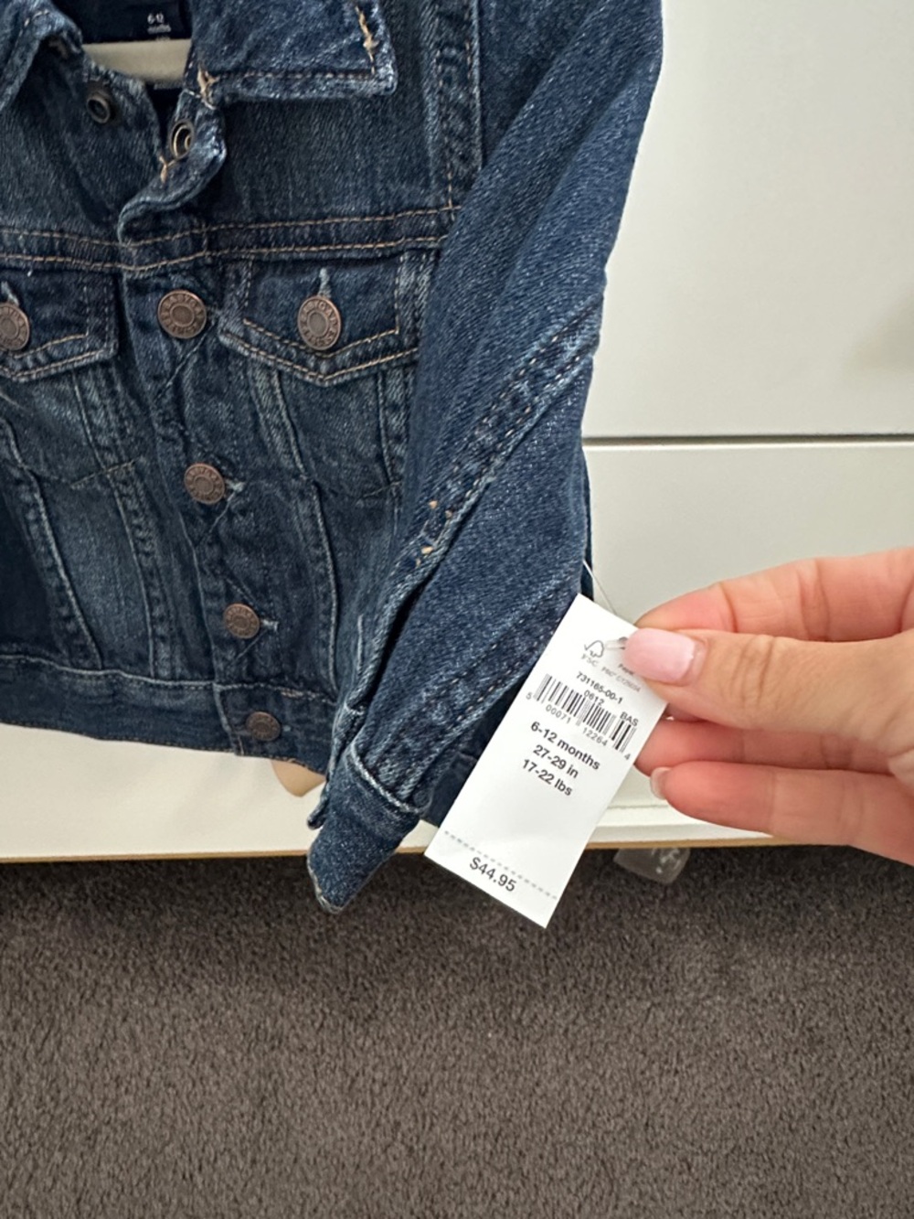 GAP Blue Kids Denim Jacket - Picture 2 of 2